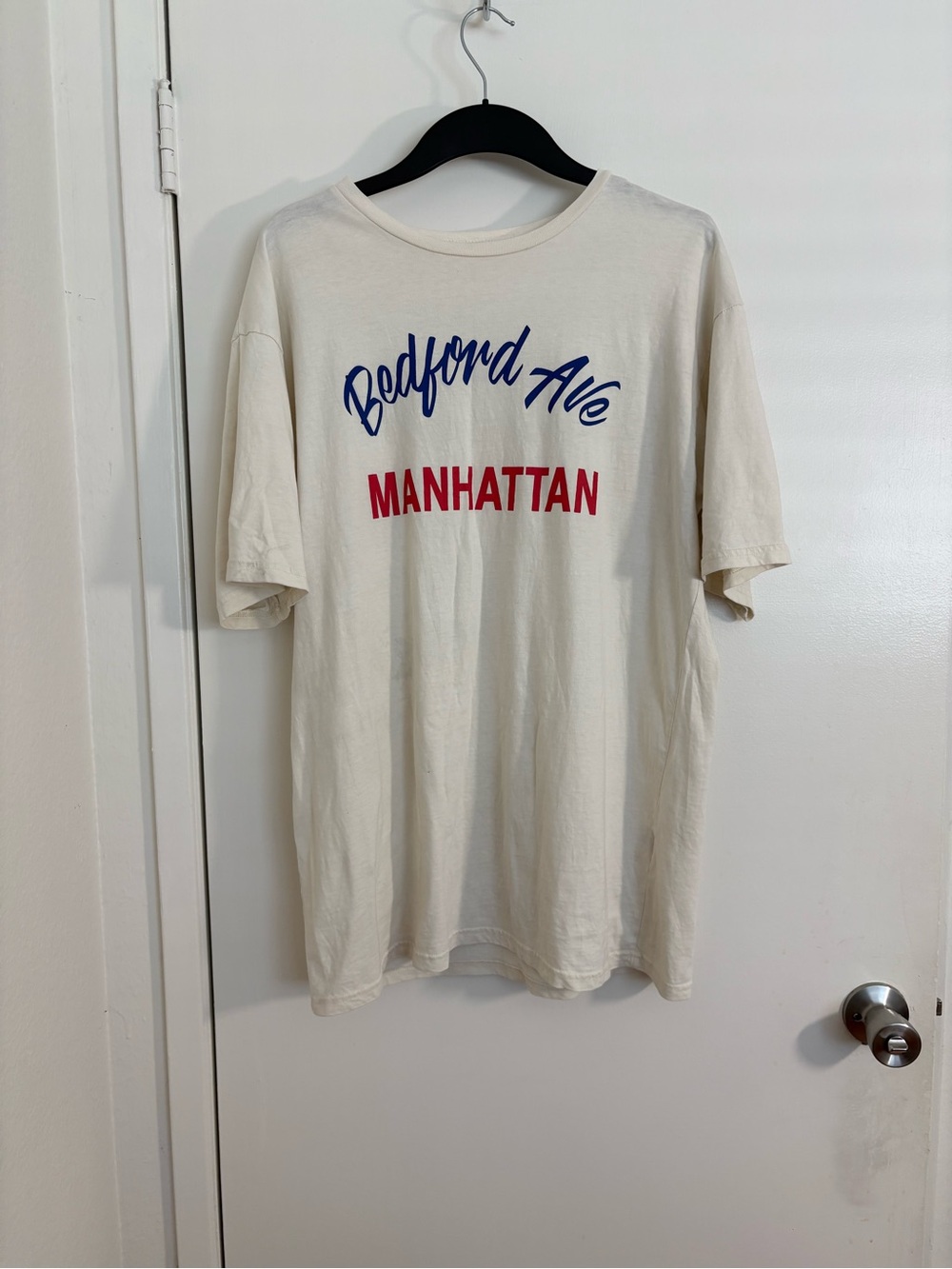 Oversized Bedford Ave Manhattan Graphic Tee